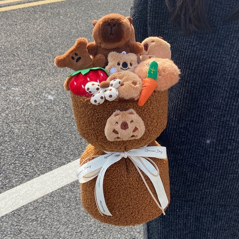 Capybara doll bouquet💐