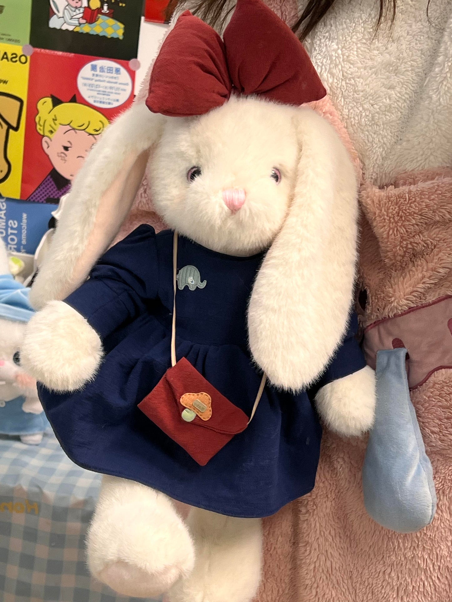 Bow Dress Bunny Plush Doll π°