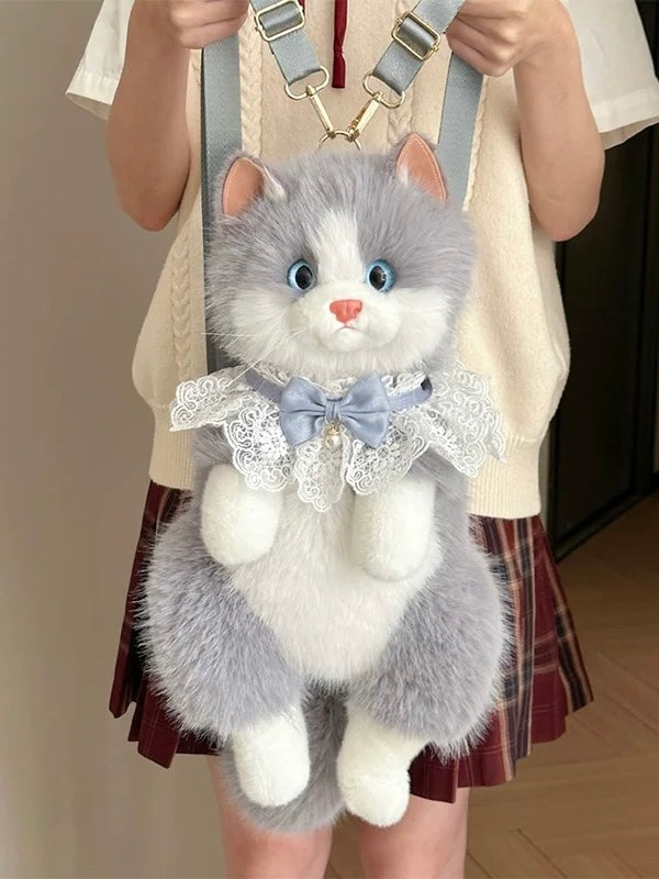 Plush Cat Backpack🐱