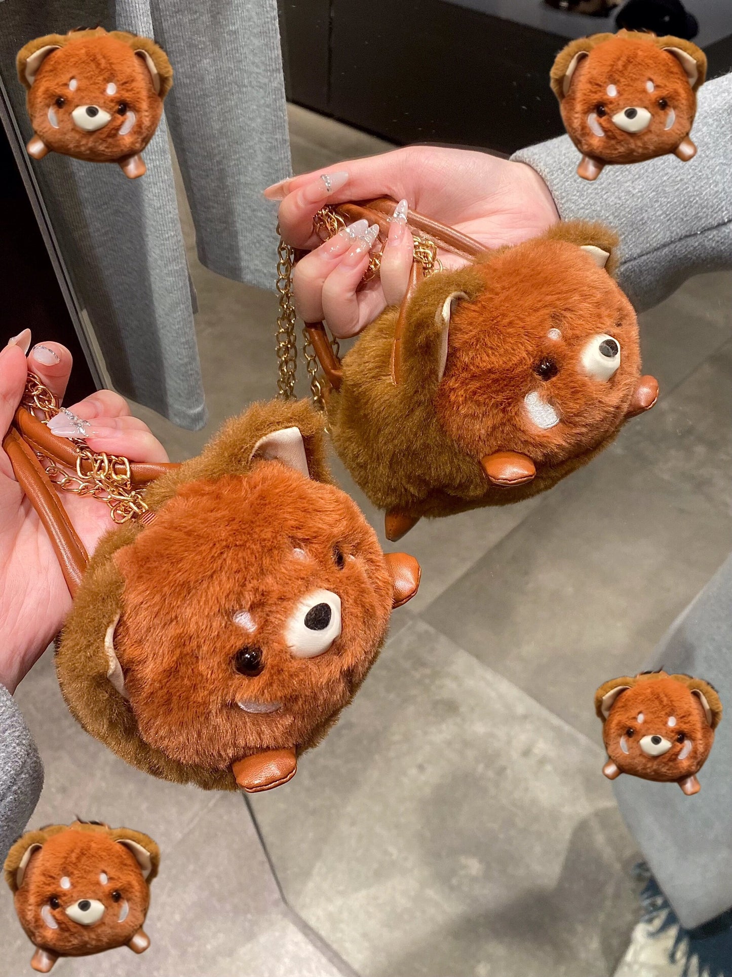 🐾Cute animal pattern bag🐈🦦💞