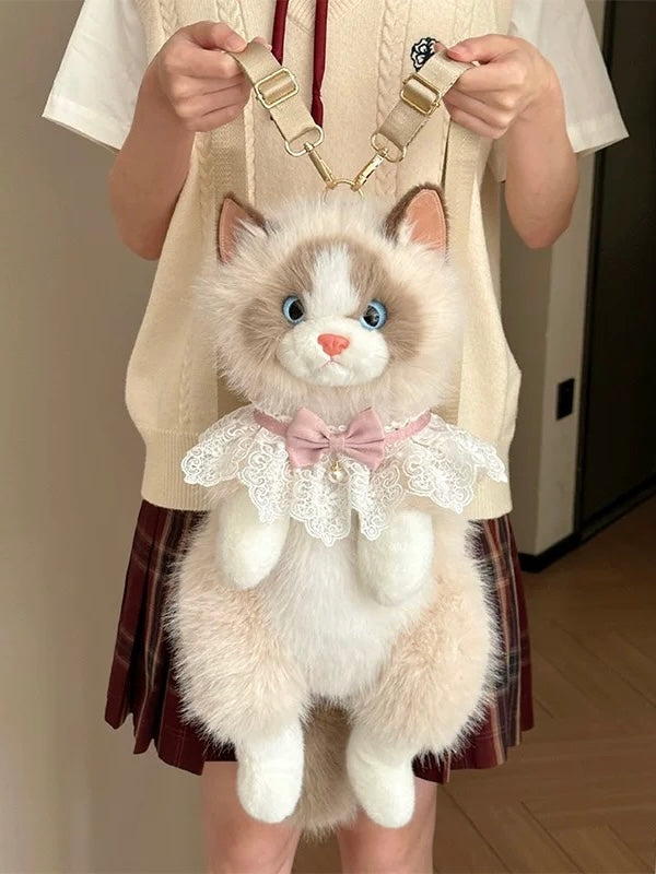 Plush Cat Backpack🐱