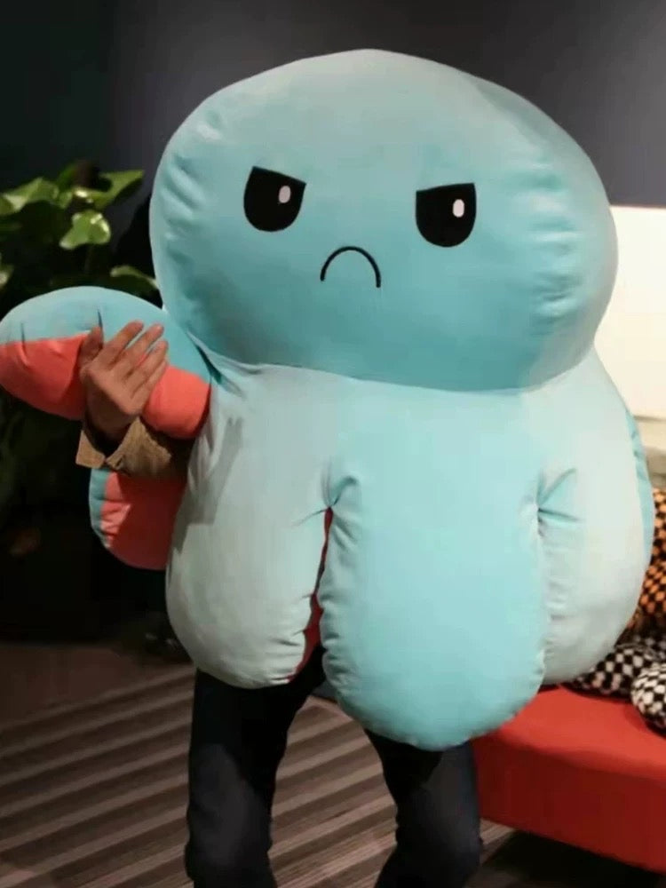 Angry & happy octopus π