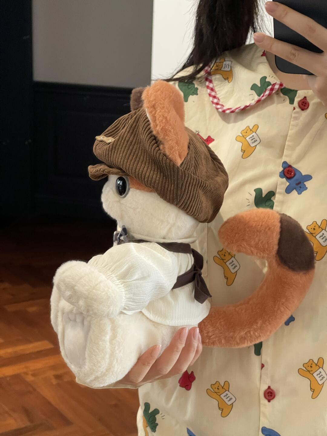 SOFDOLL new cat plush doll cute cat doll cattery series coffee calico cat 🤎🩷