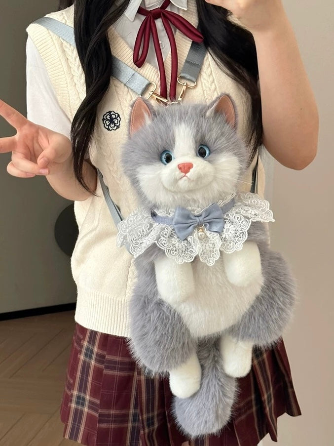Plush Cat Backpack🐱