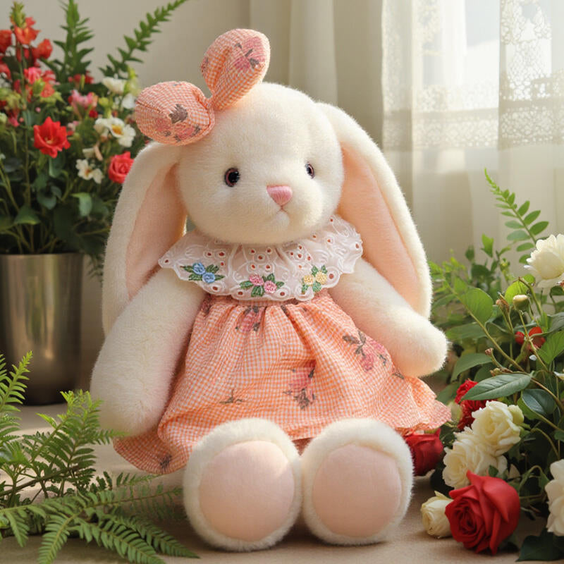 Bow Dress Bunny Plush Doll π°