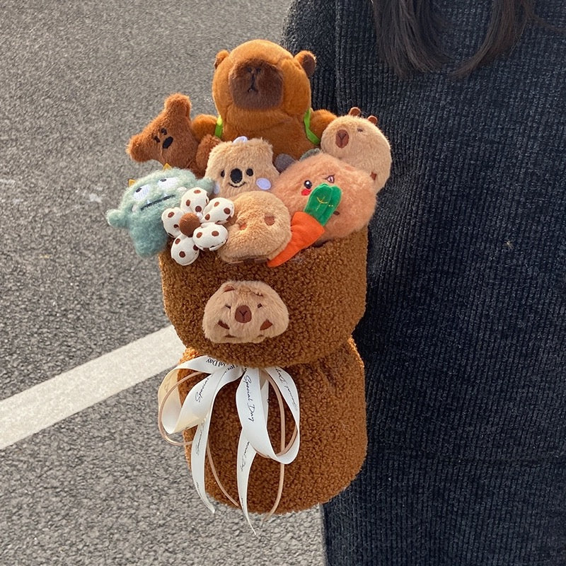 Capybara doll bouquet💐