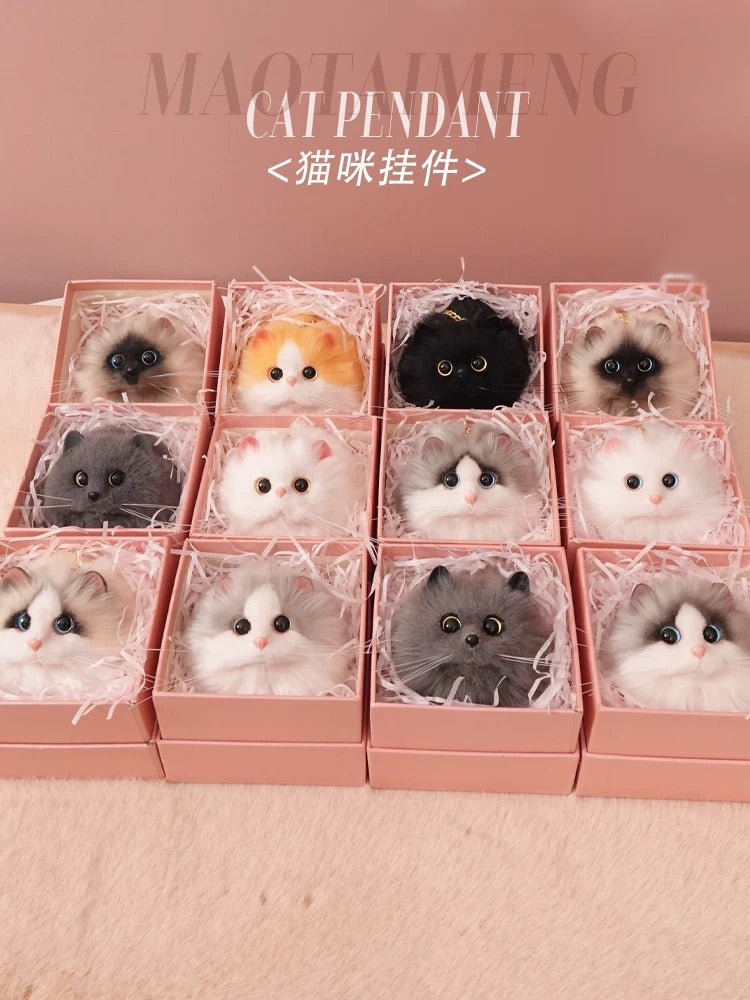 🐱Realistic cat keychain🐱💖