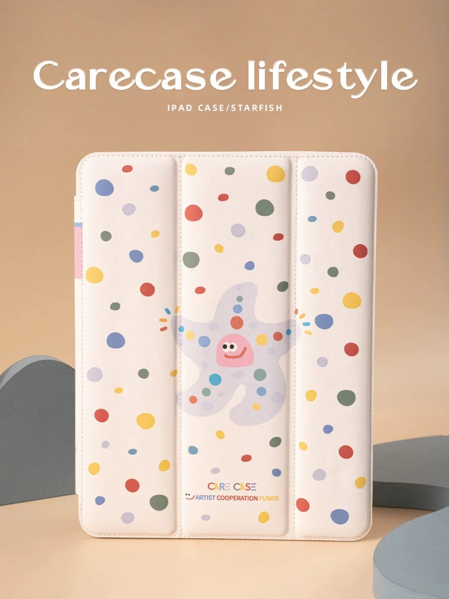Starfish iPad case🩵🤍