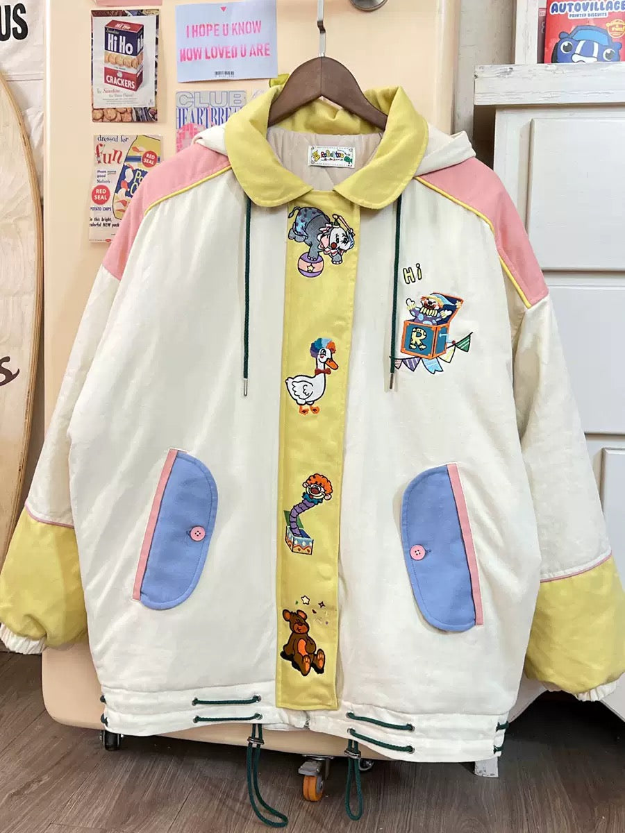 ππHooded Windproof Cotton Jacket 2024 Winter,Colorful shirts ππ©΅ππ