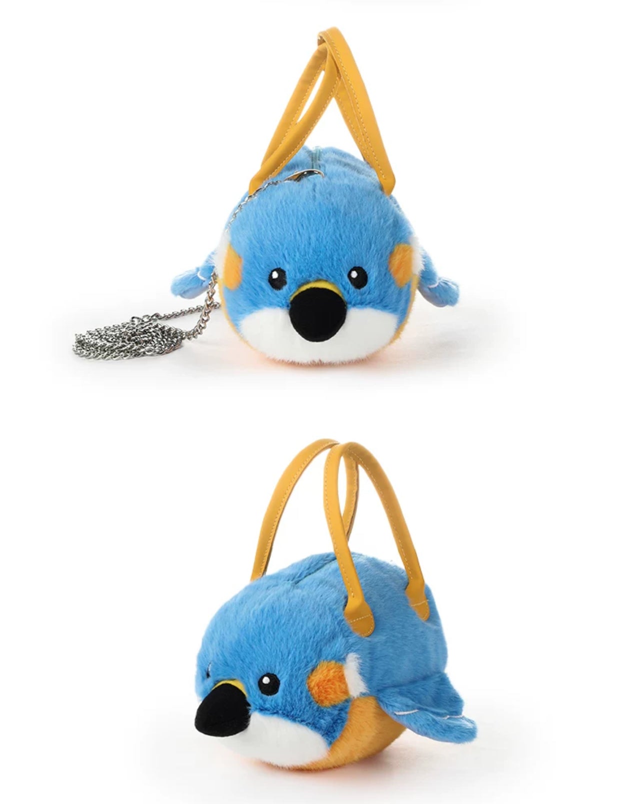 A bag with a variety of bird patterns π