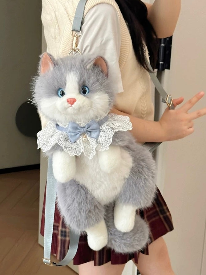Plush Cat Backpack🐱