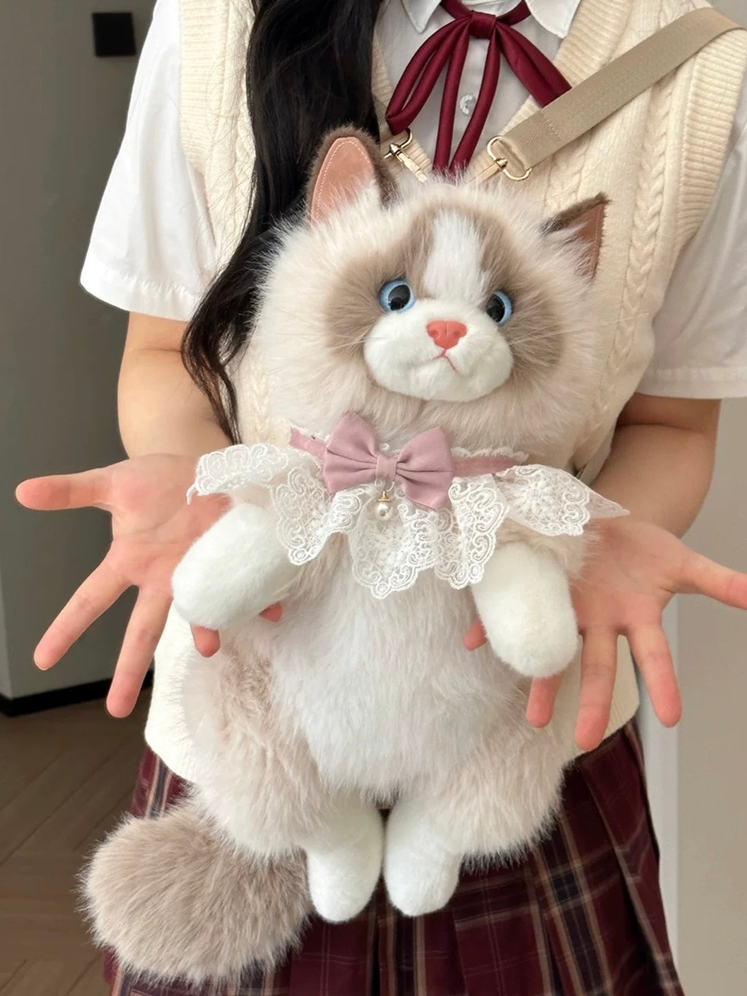 Plush Cat Backpack🐱