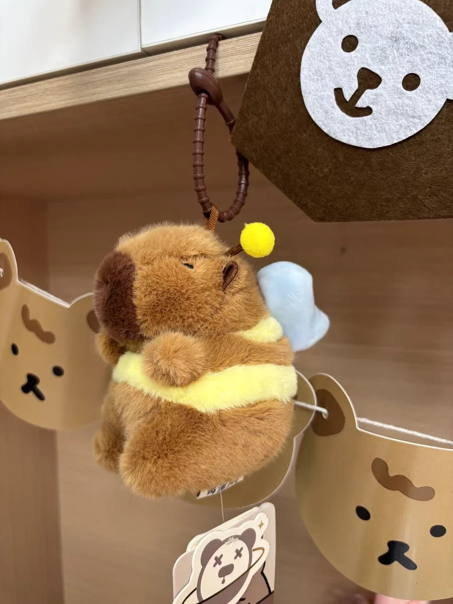 🐝Capybara Bee Key Can Move Wings
