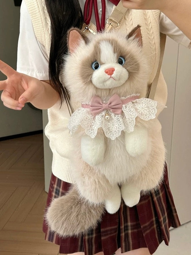 Plush Cat Backpack🐱