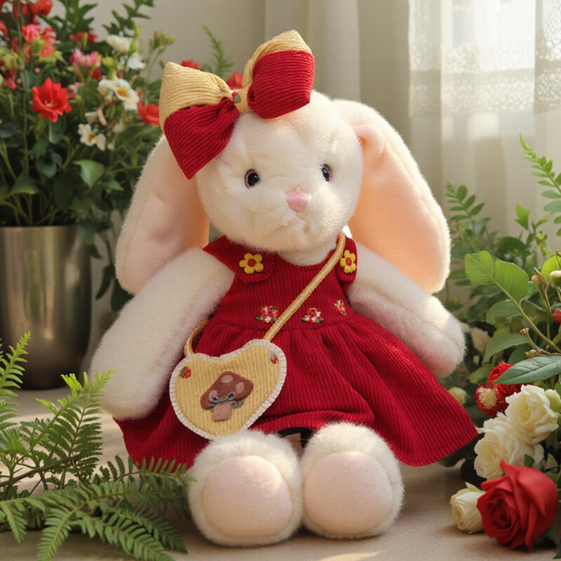 Bow Dress Bunny Plush Doll π°