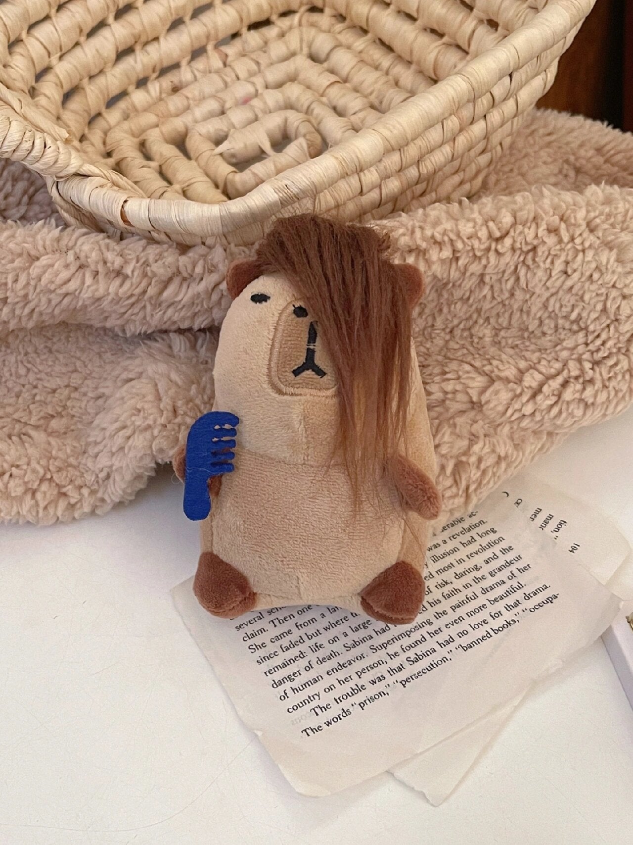 Capybara keychain🦦