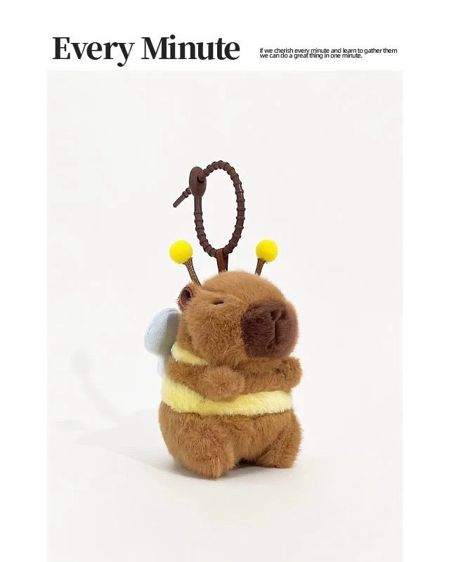 🐝Capybara Bee Key Can Move Wings