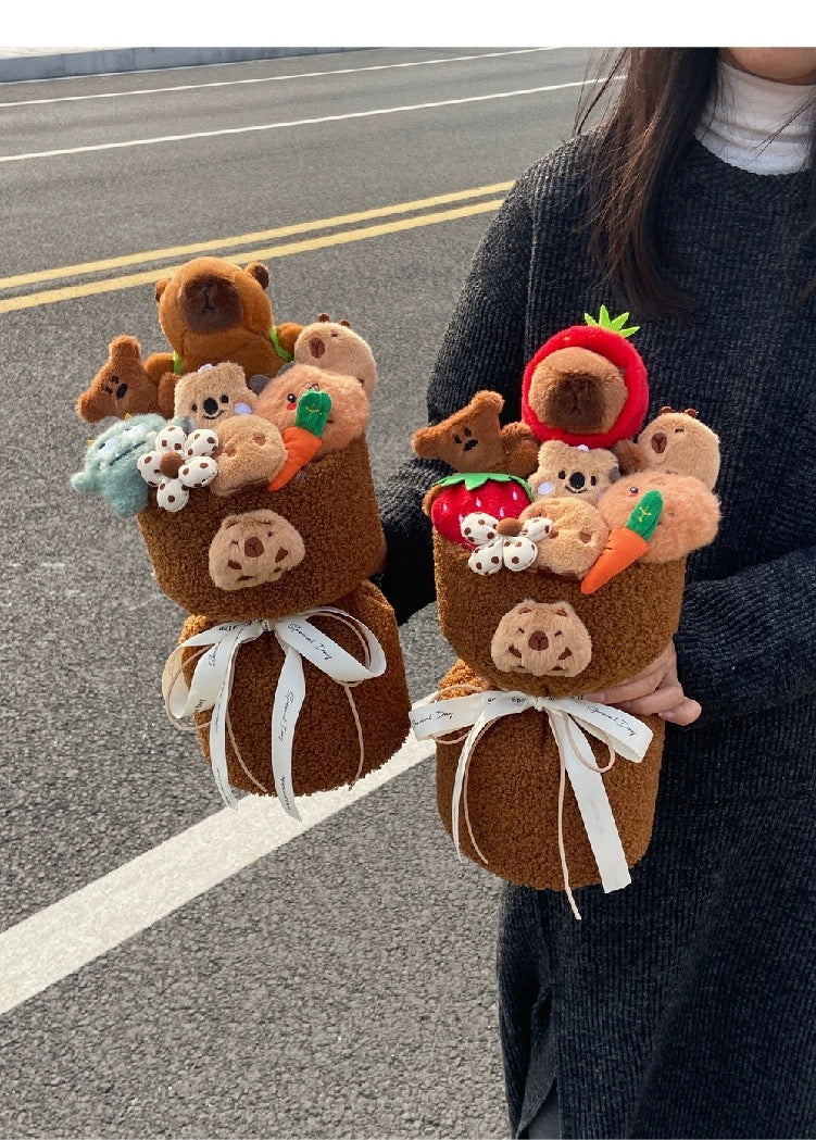 Capybara doll bouquet💐