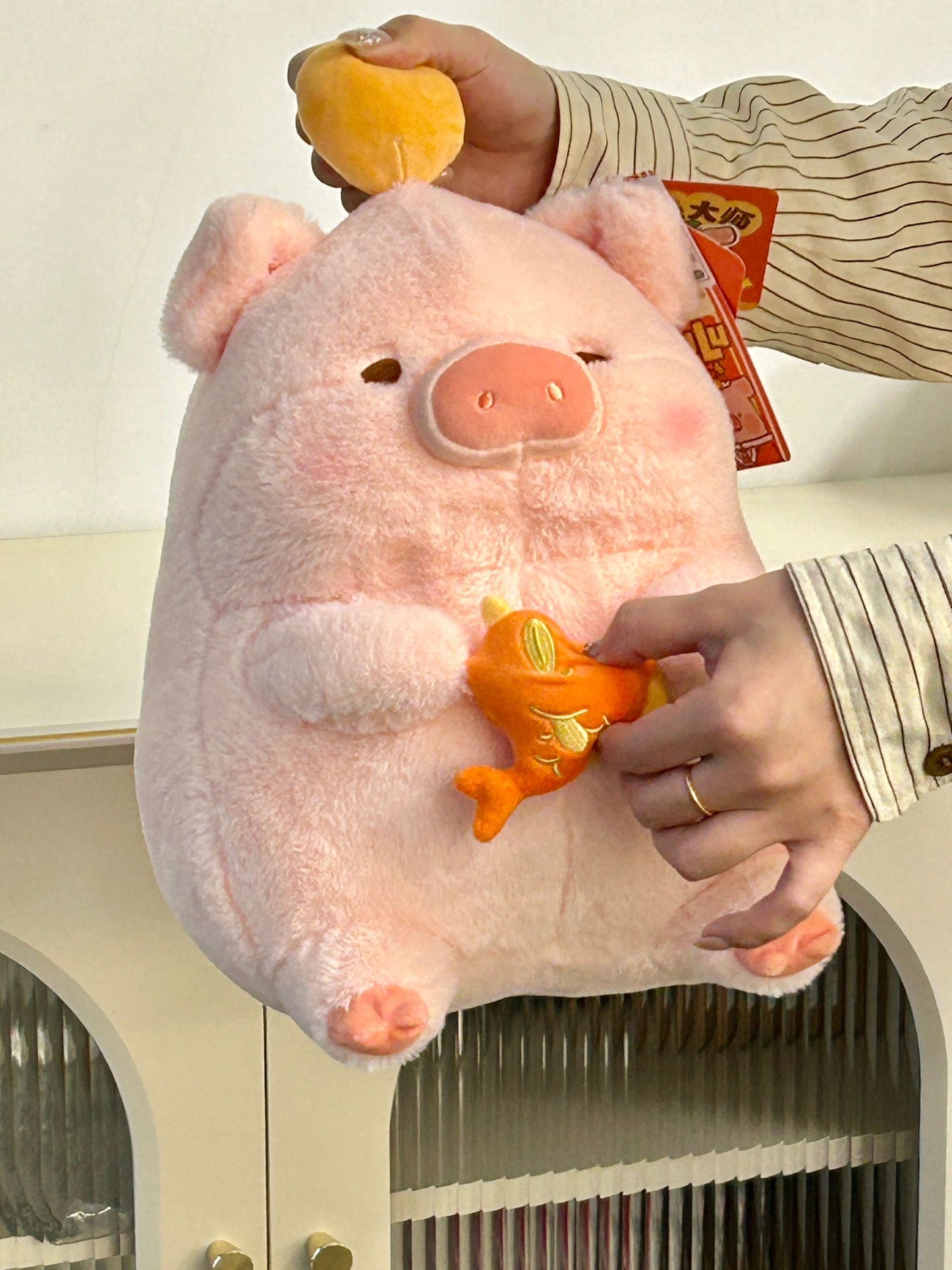 Pig holding fish๐ ๐