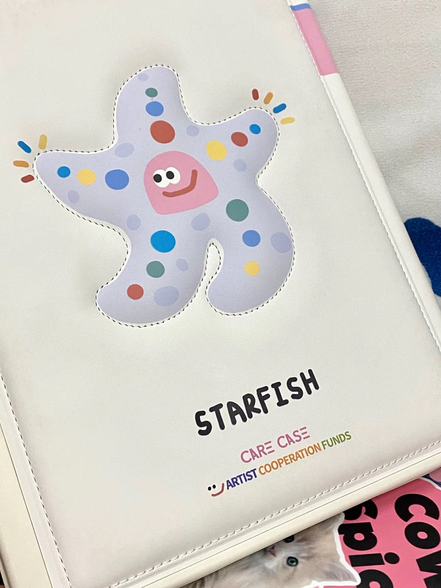 Starfish iPad case🩵🤍