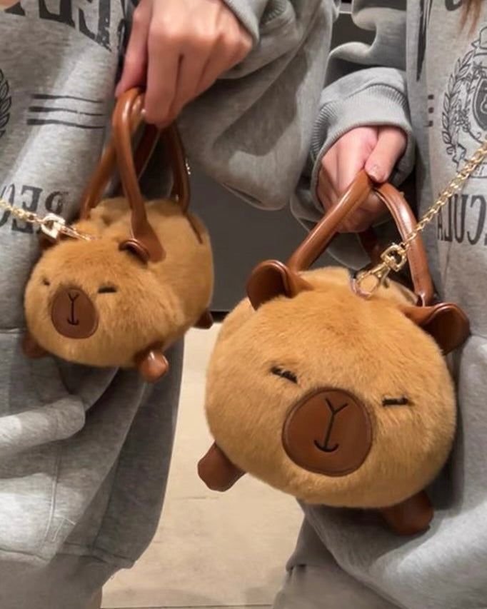 🐾Cute animal pattern bag🐈🦦💞
