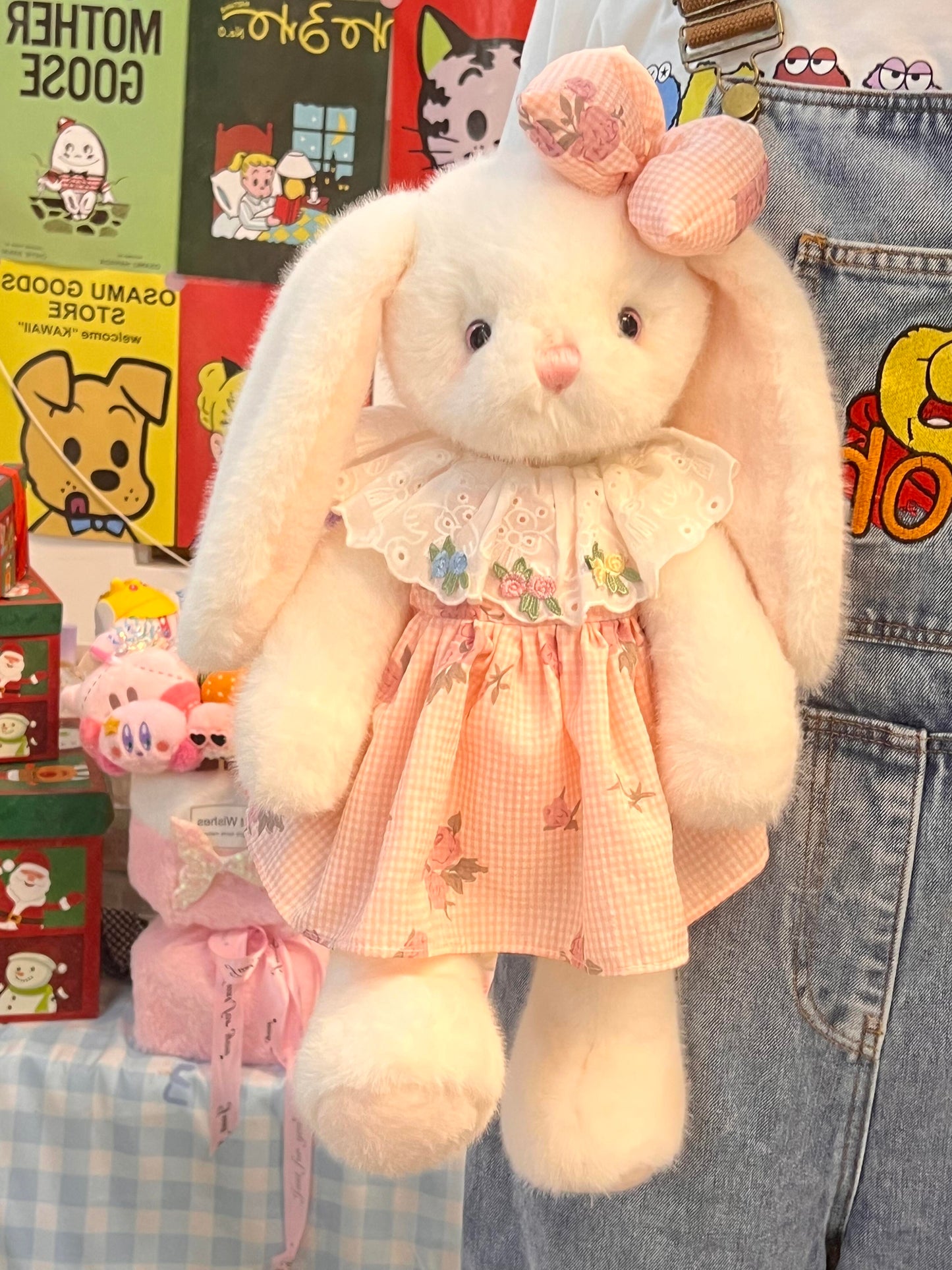 Bow Dress Bunny Plush Doll π°