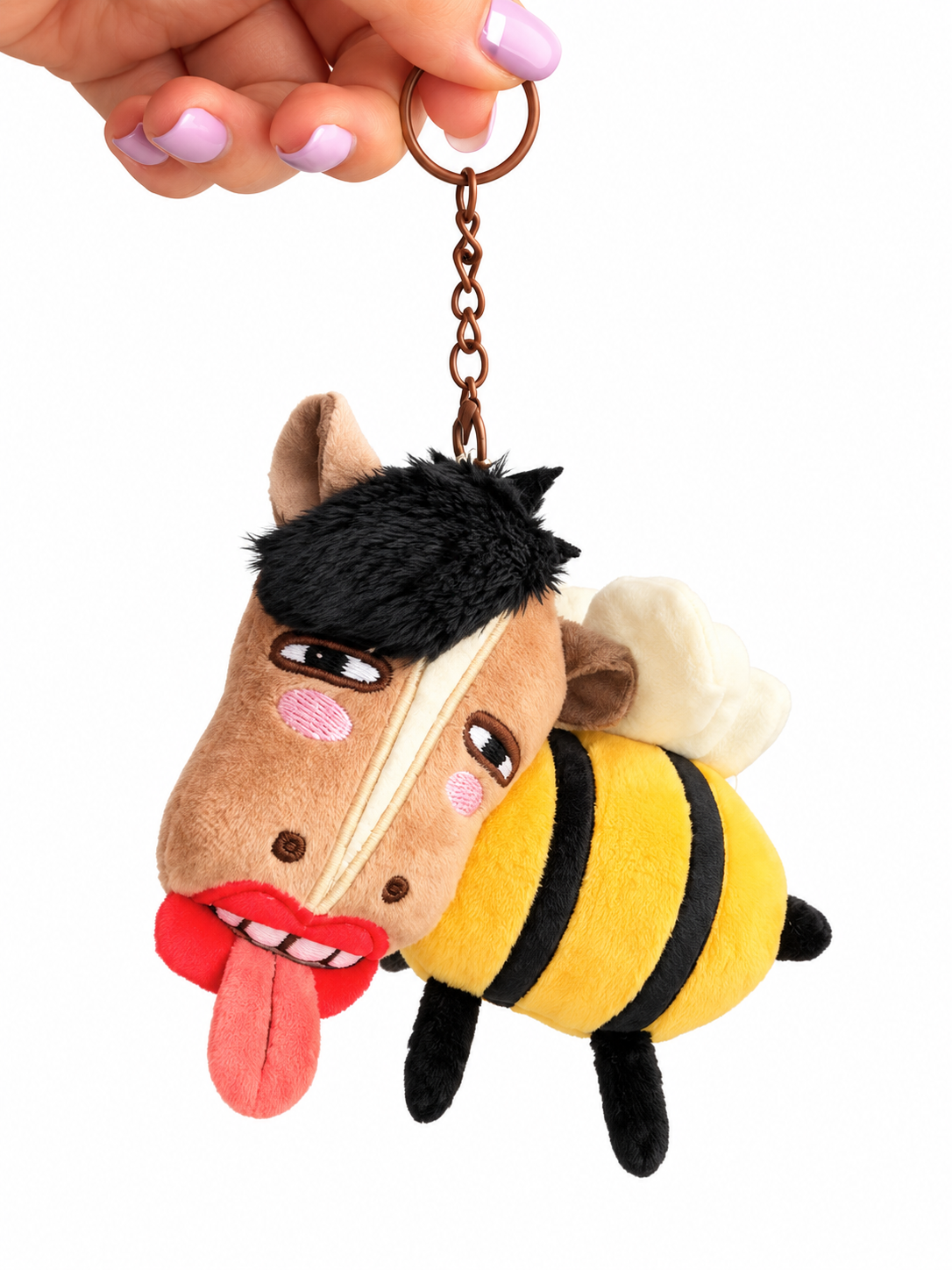 Horse + Bee Keychain