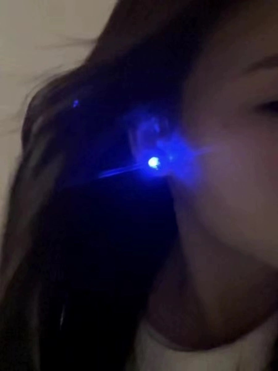 Random led light earrings💚💛🧡💙❤️