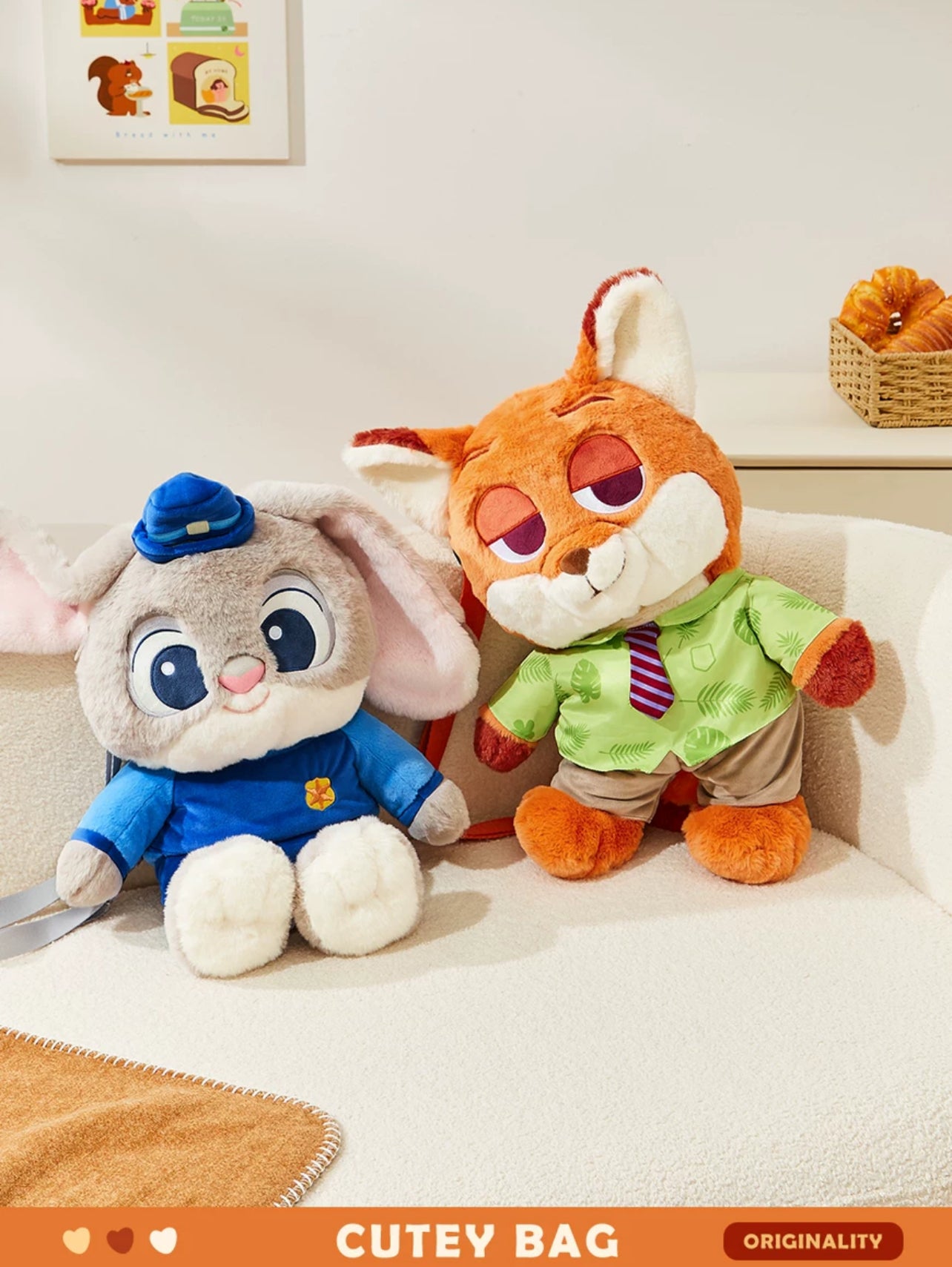 Zootopia Nick & Judy Backpack π§‘π