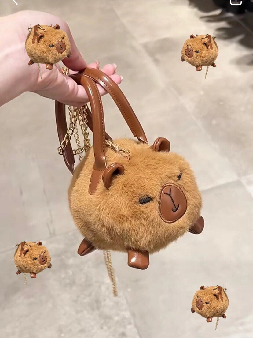 🐾Cute animal pattern bag🐈🦦💞