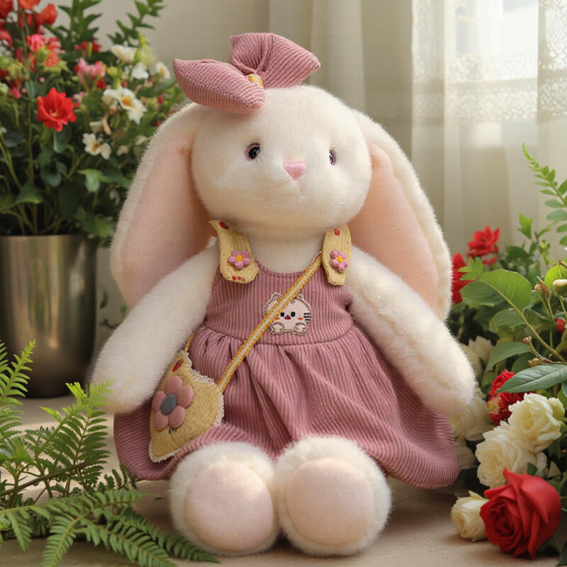 Bow Dress Bunny Plush Doll π°