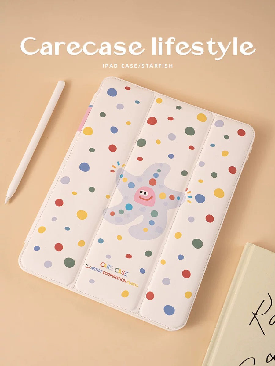 Starfish iPad case🩵🤍