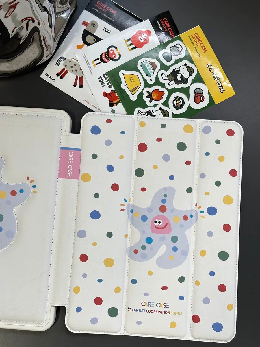 Starfish iPad case🩵🤍