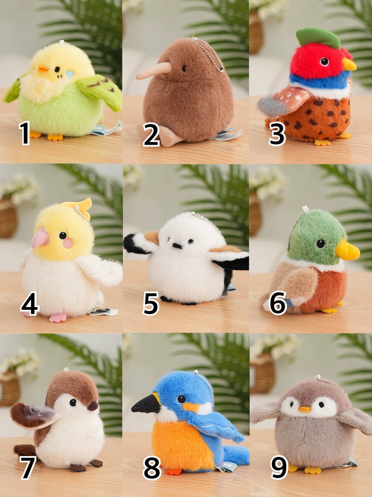 Including bird dolls🦜🦆🐤