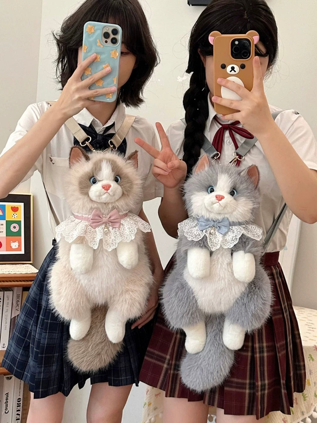 Plush Cat Backpack🐱