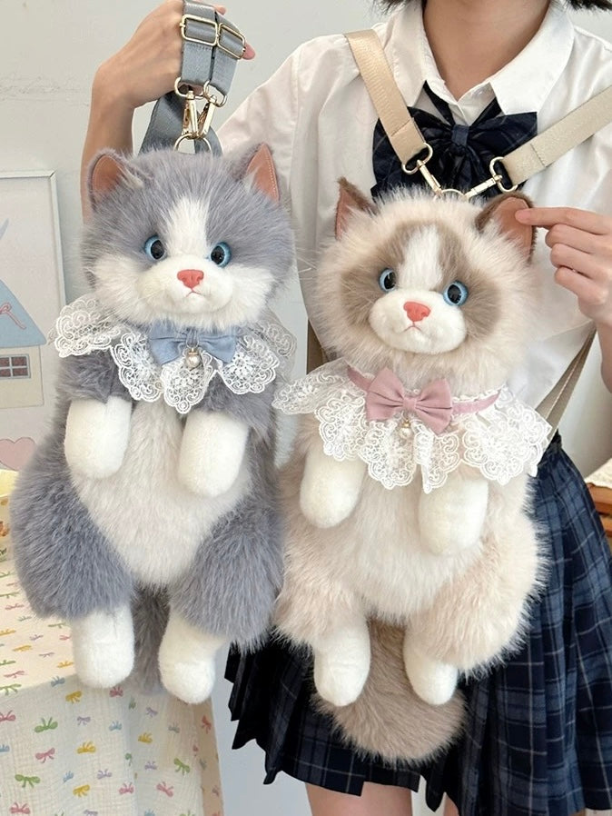 Plush Cat Backpack🐱