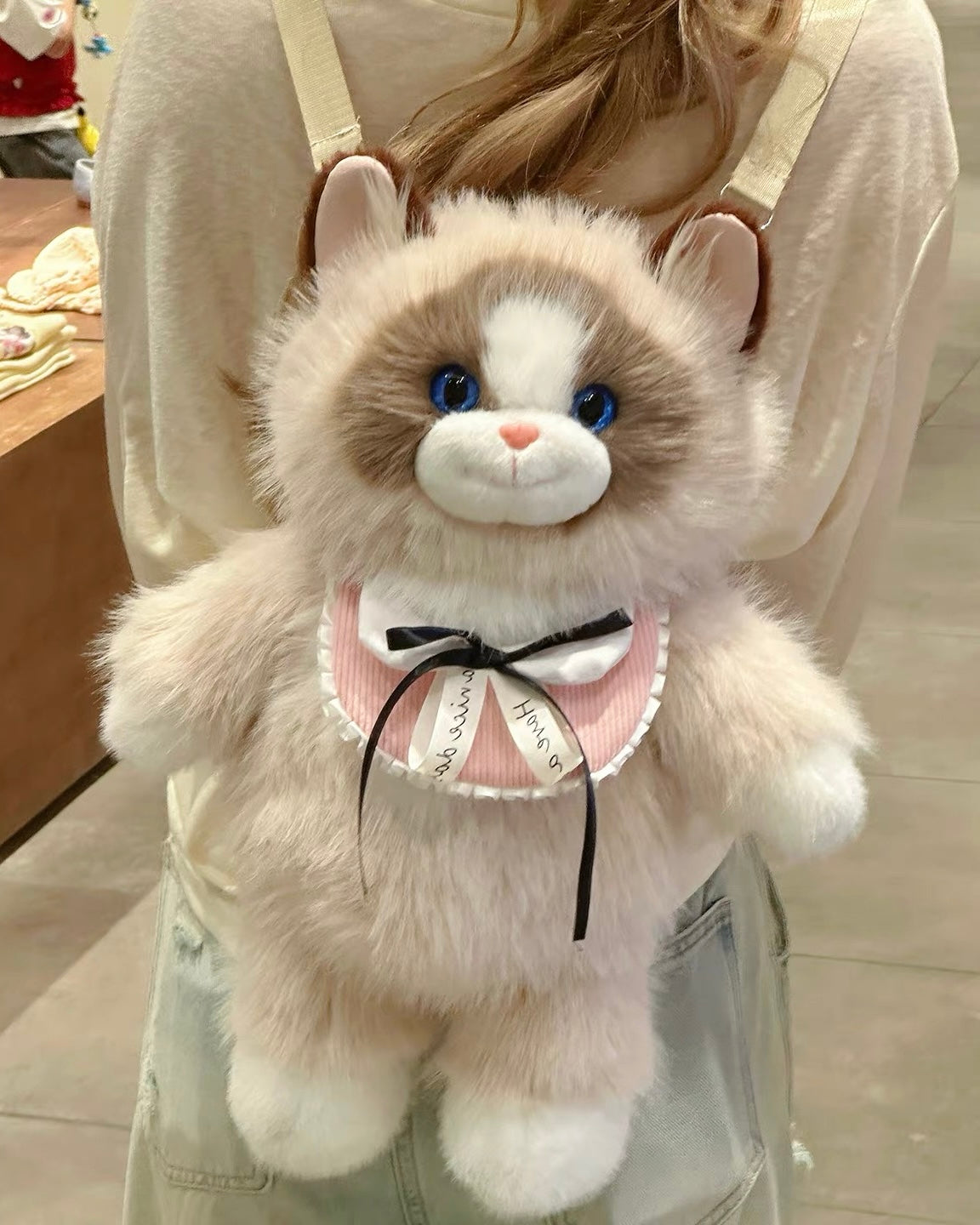 Plush Cat Backpack π