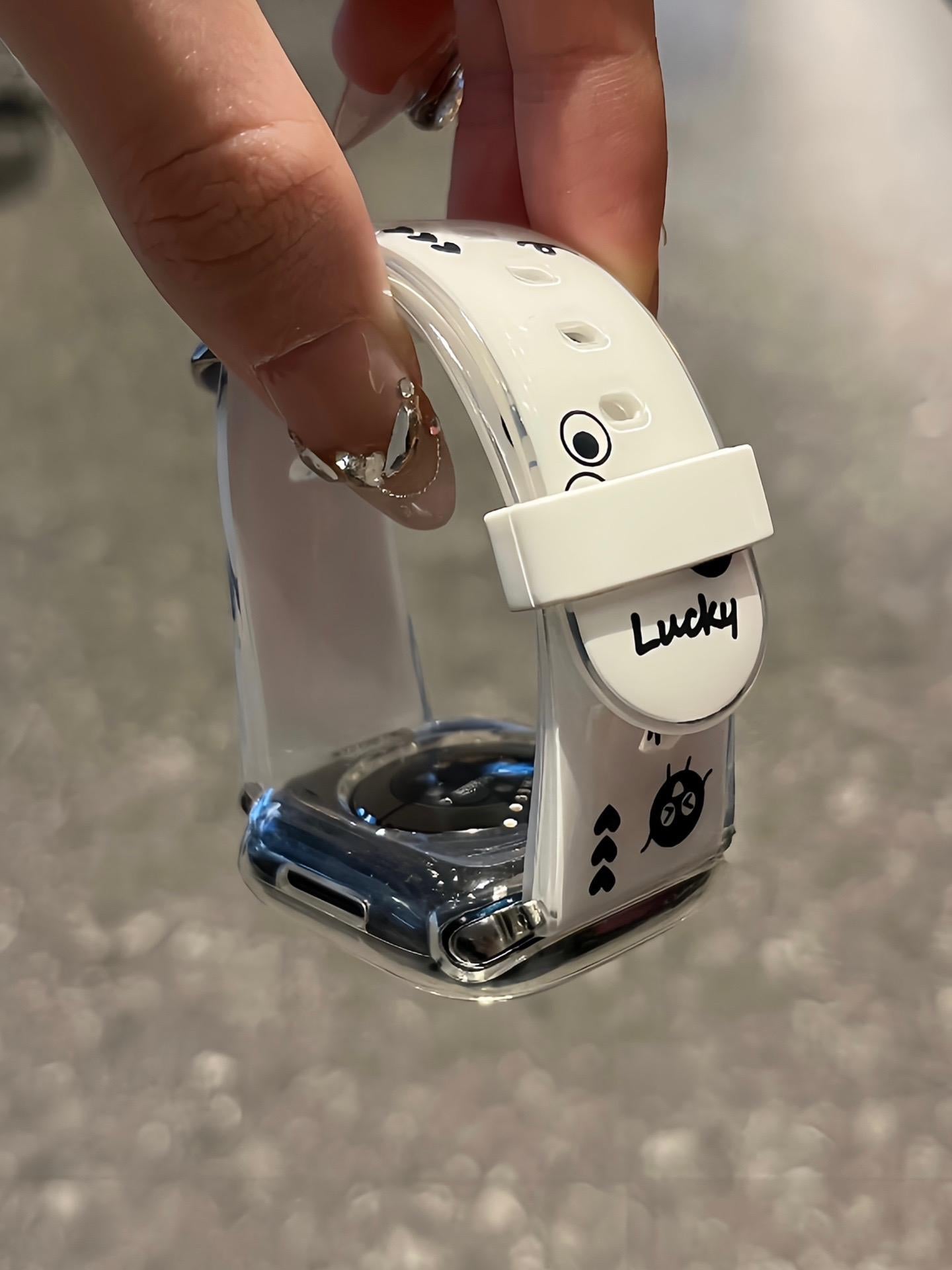 Apple watch strap🖤🤍