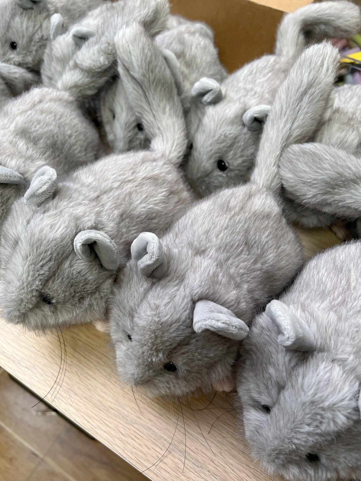 Realistic mouse chinchilla Plush Toy – Soft & Fluffy (Handmade)