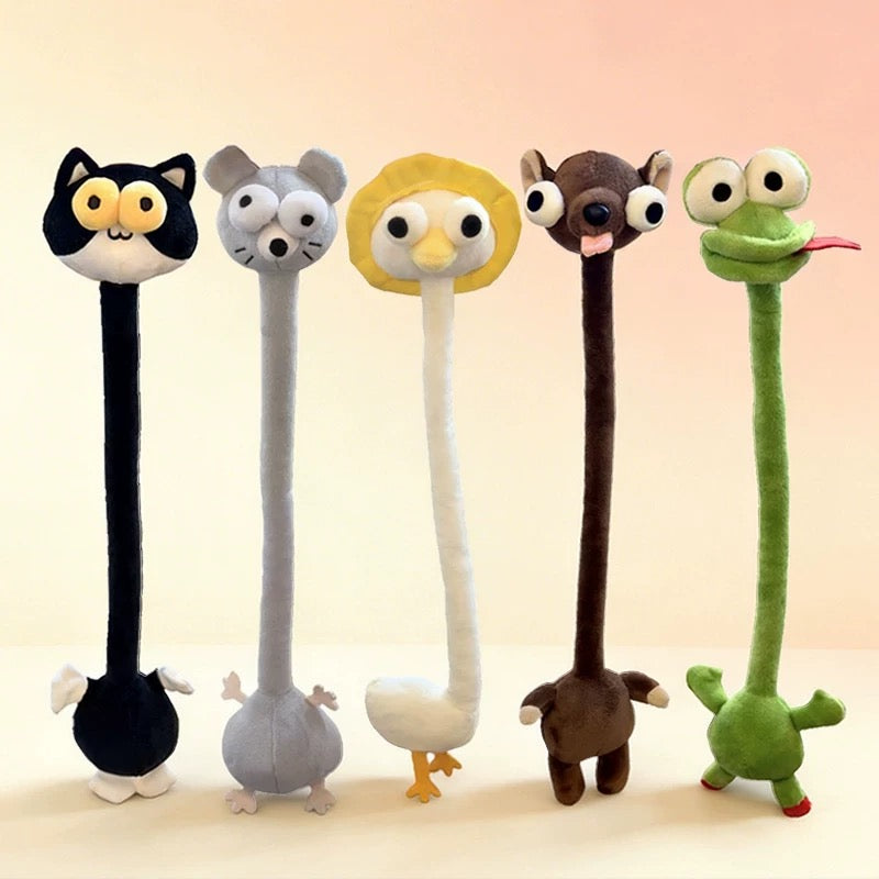 Long-necked stuffed animal