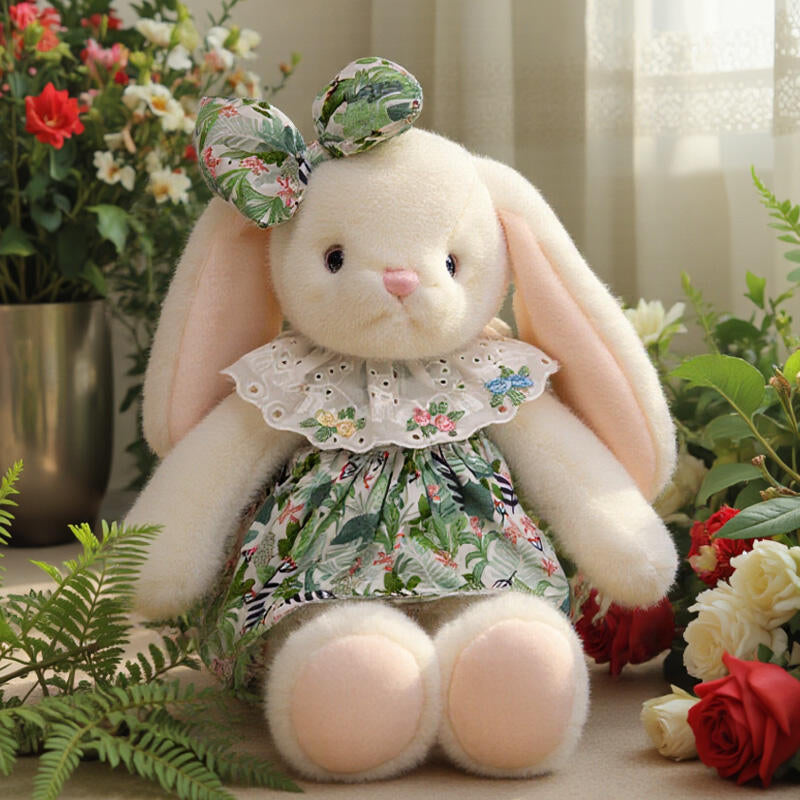Bow Dress Bunny Plush Doll π°