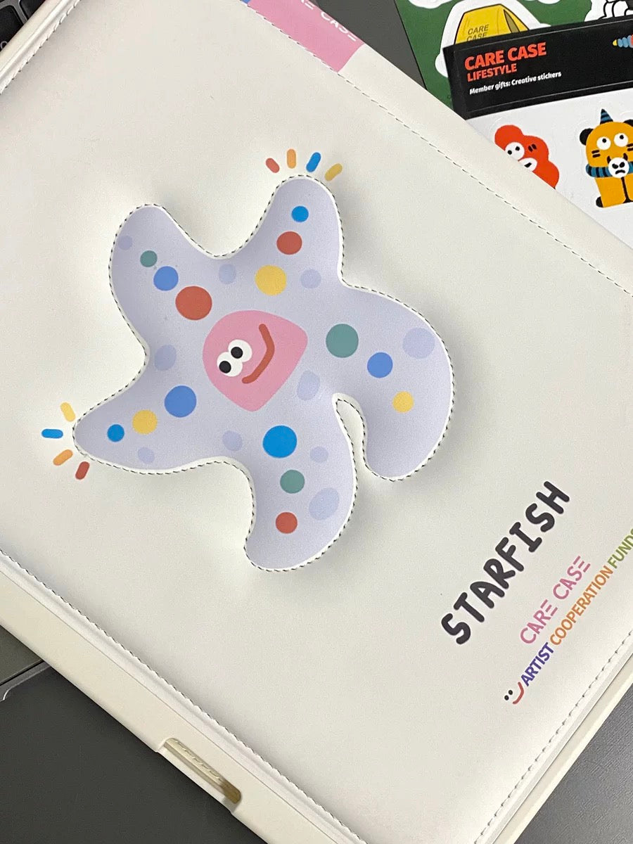 Starfish iPad case🩵🤍