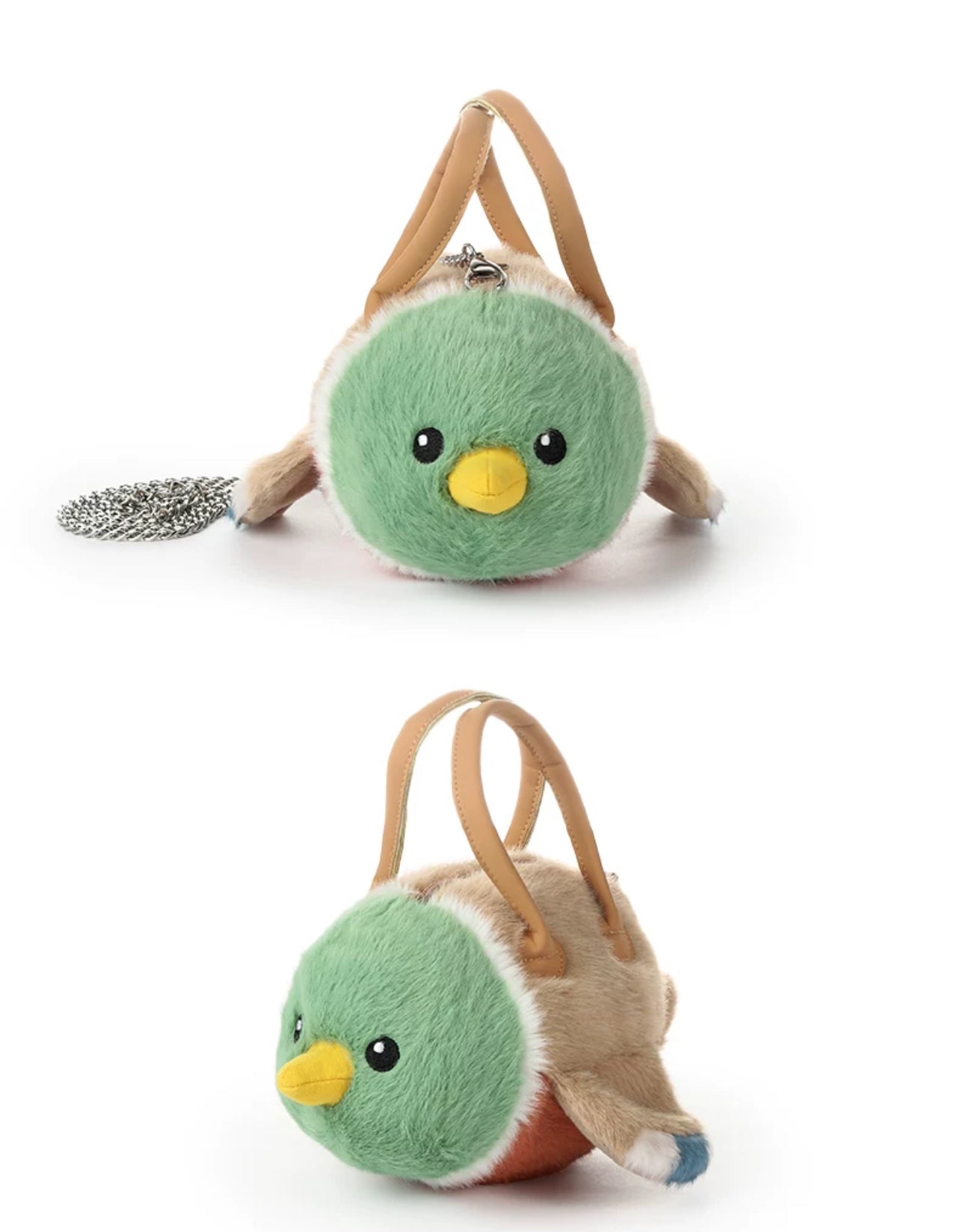 A bag with a variety of bird patterns π
