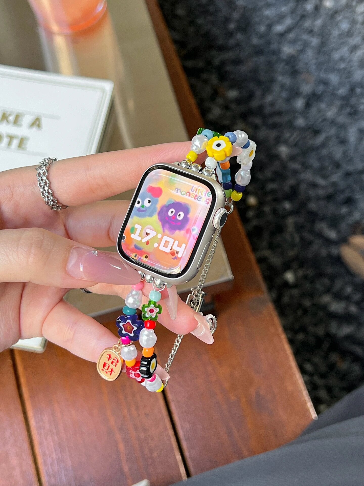 🌈Apple watch strap💛💚🩵