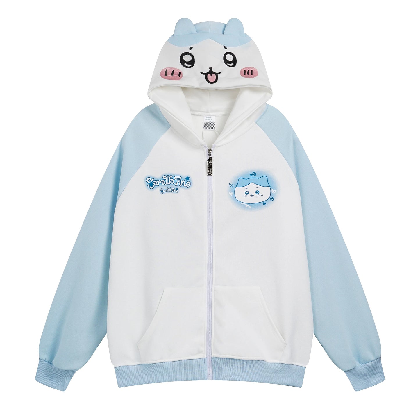 Chiikawa cute long-sleeved hoodie 🩵
