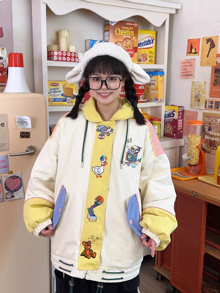 ππHooded Windproof Cotton Jacket 2024 Winter,Colorful shirts ππ©΅ππ