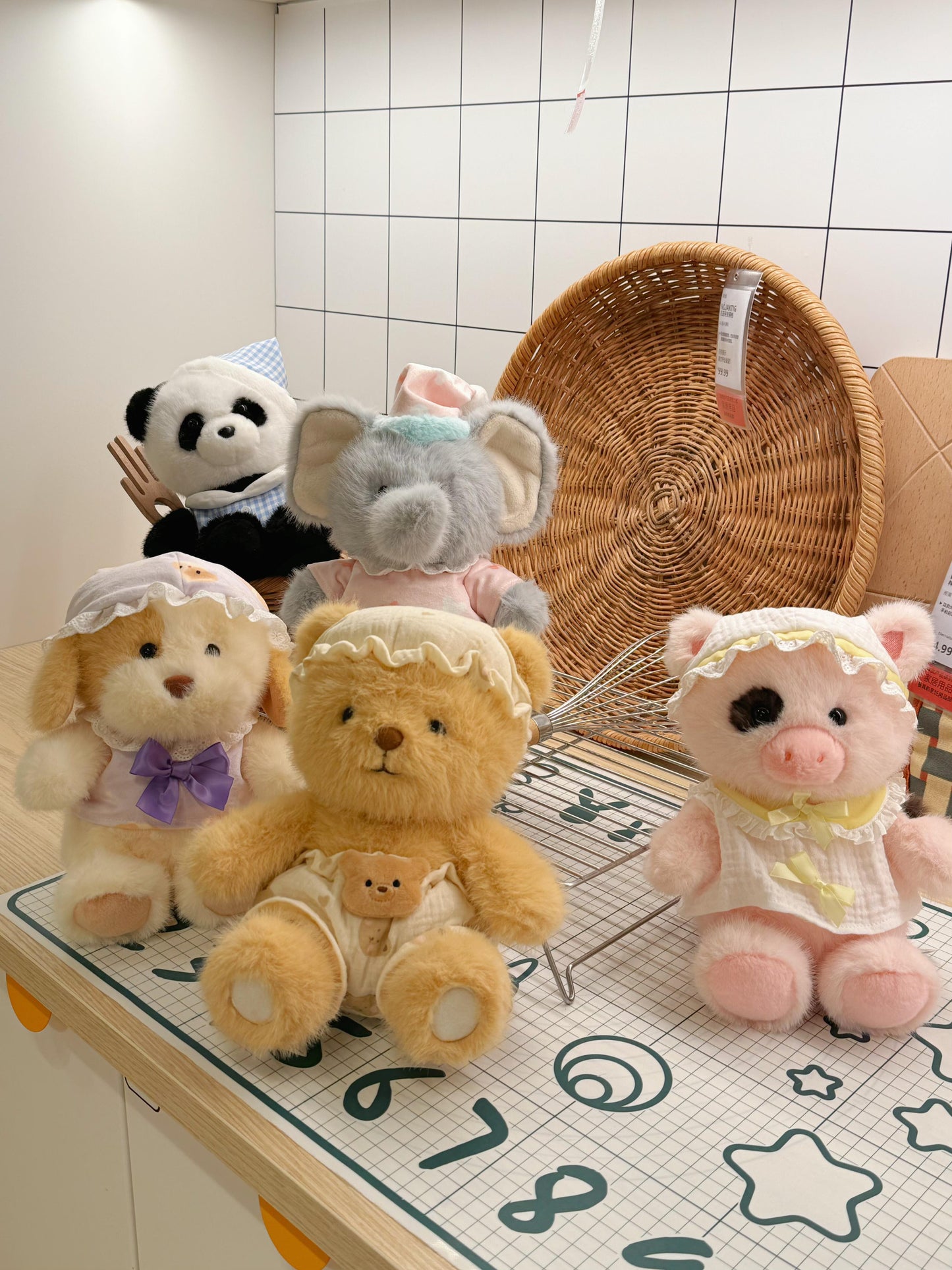 A collection of cute dolls