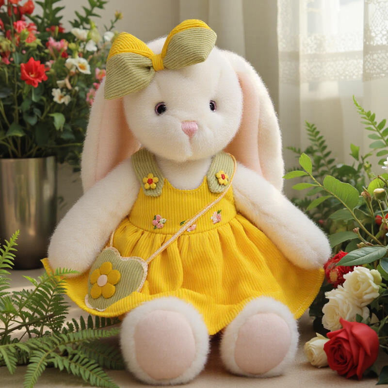 Bow Dress Bunny Plush Doll π°