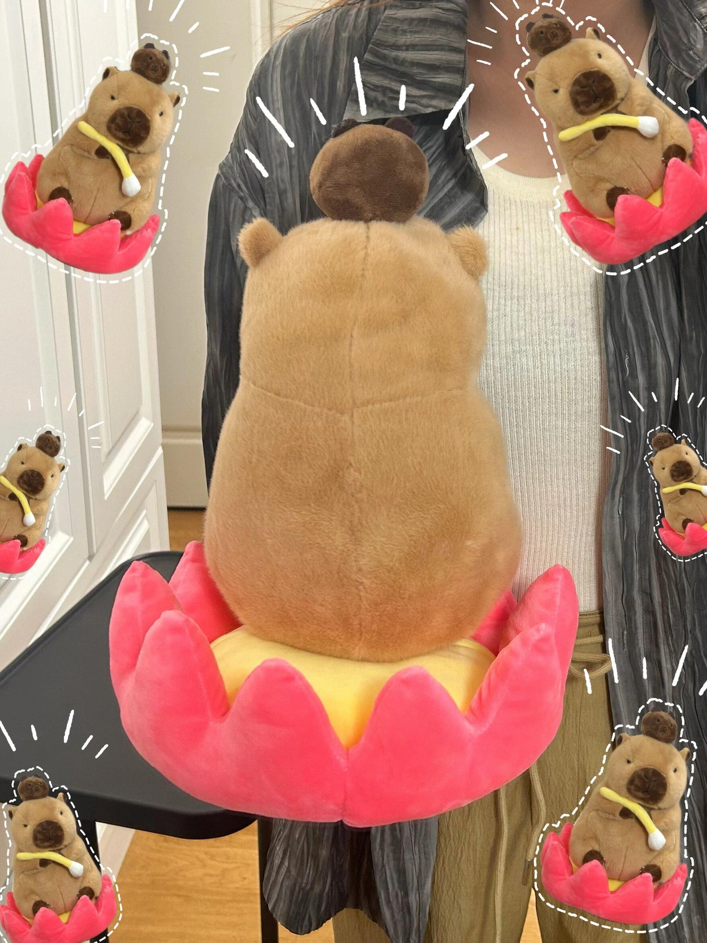 Capybara + lotus💓