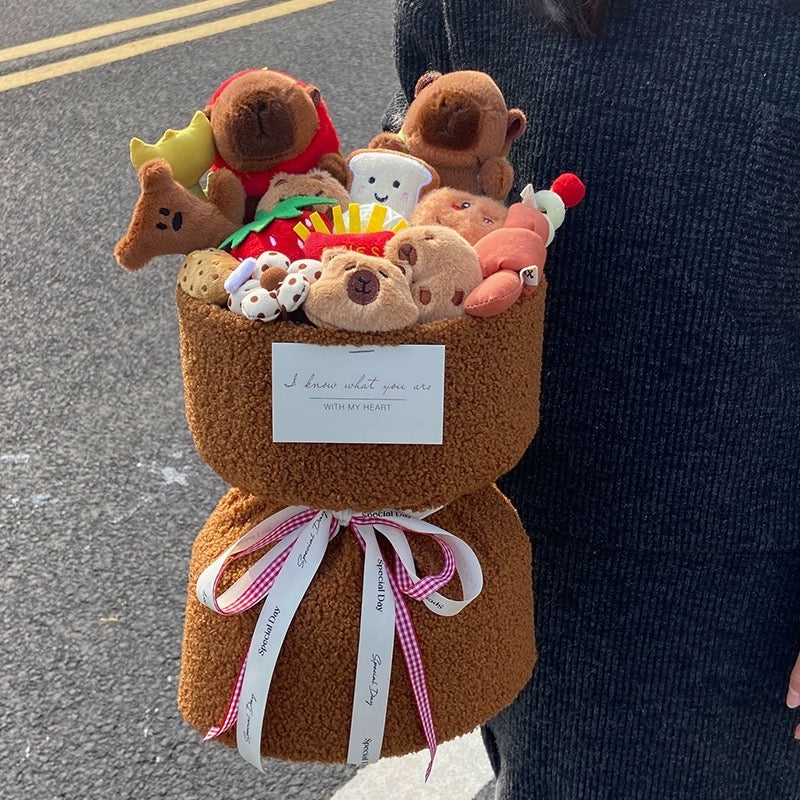 Capybara doll bouquet💐